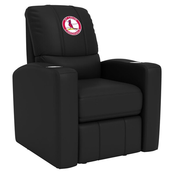 Dreamseat Stealth Recliner with St Louis Cardinals Cooperstown Secondary Logo XZ52082CDSMHTBLK-PSCOOP0101 - main